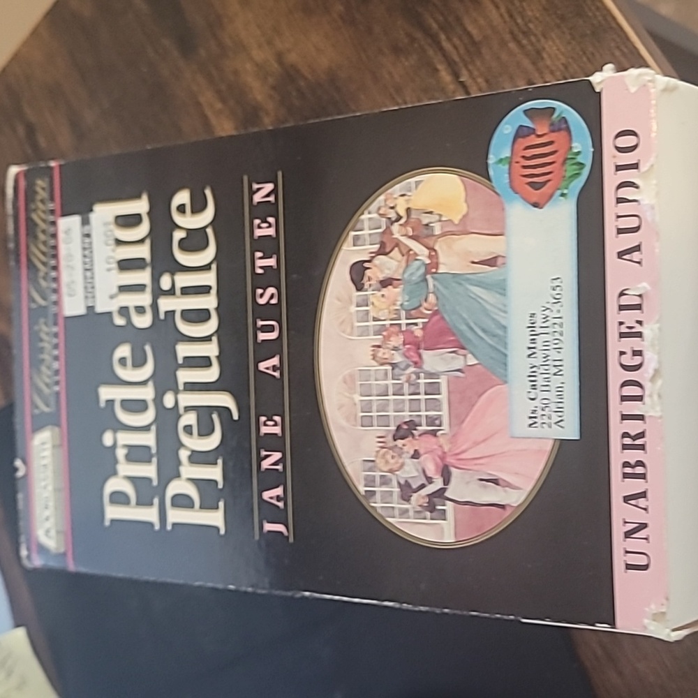 Book on casset Pride and prejudice